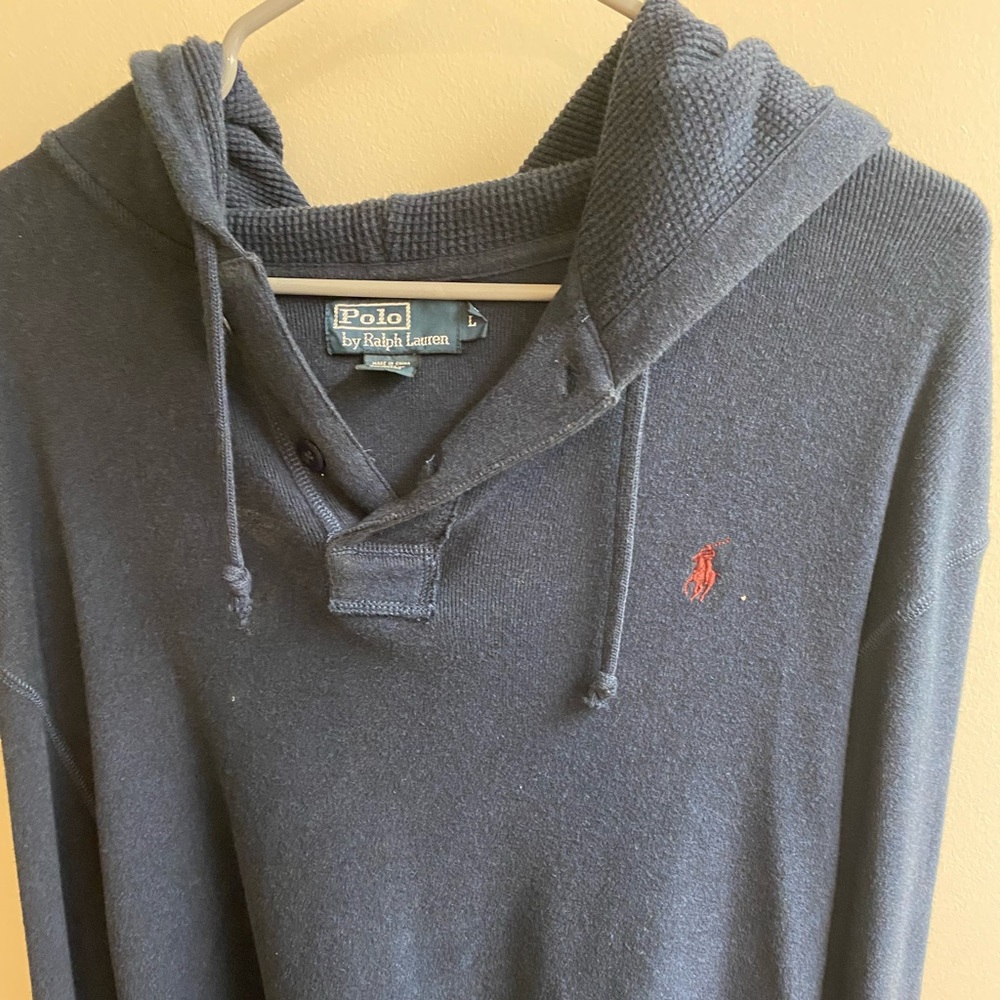 Ralph Lauren Pullover Hooded Sweatshirt Large